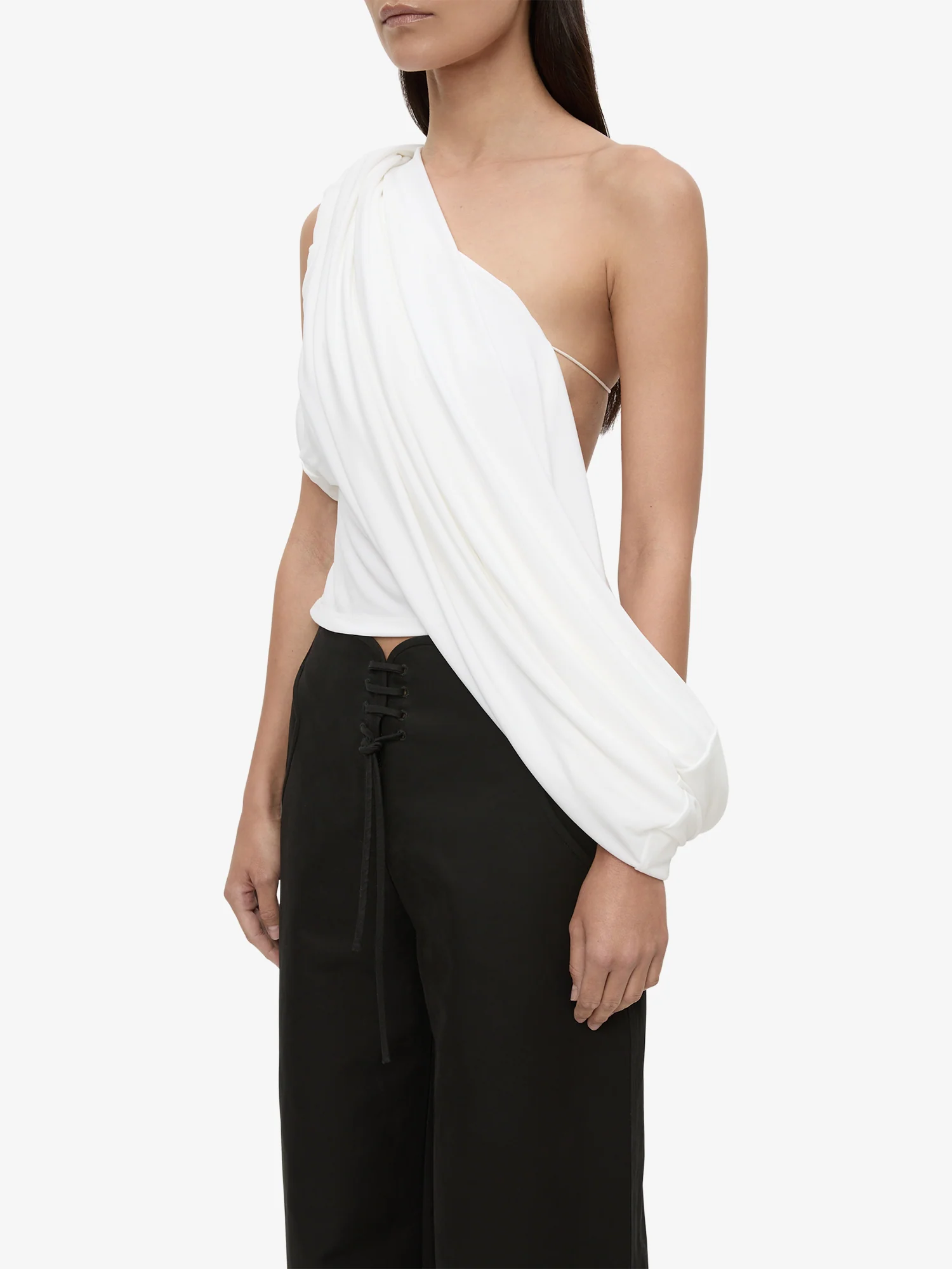 Aiba Draped Jersey Tee - Image 8