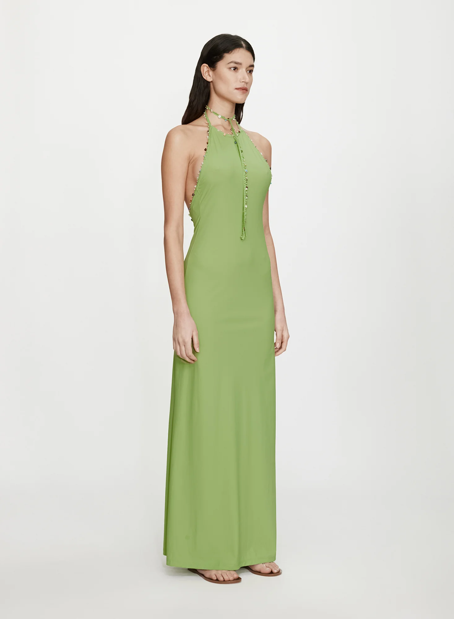 Beach Quartz Halter Lycra Dress - Image 3