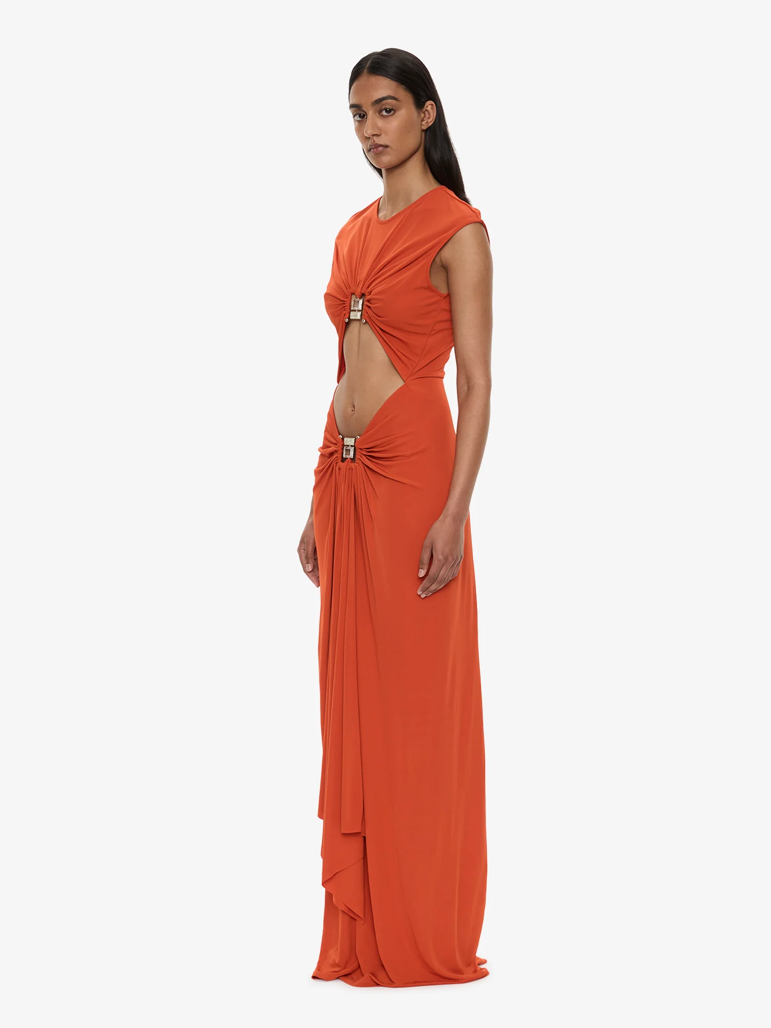 Bezel Quartz Disconnect Short Sleeve Dress - Image 3