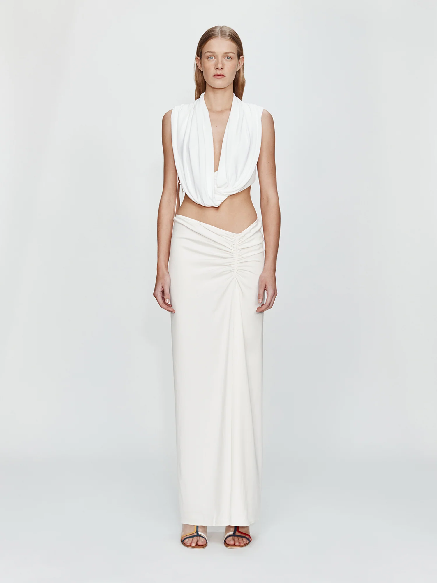 Interlock Jersey Drape Top - Image 2