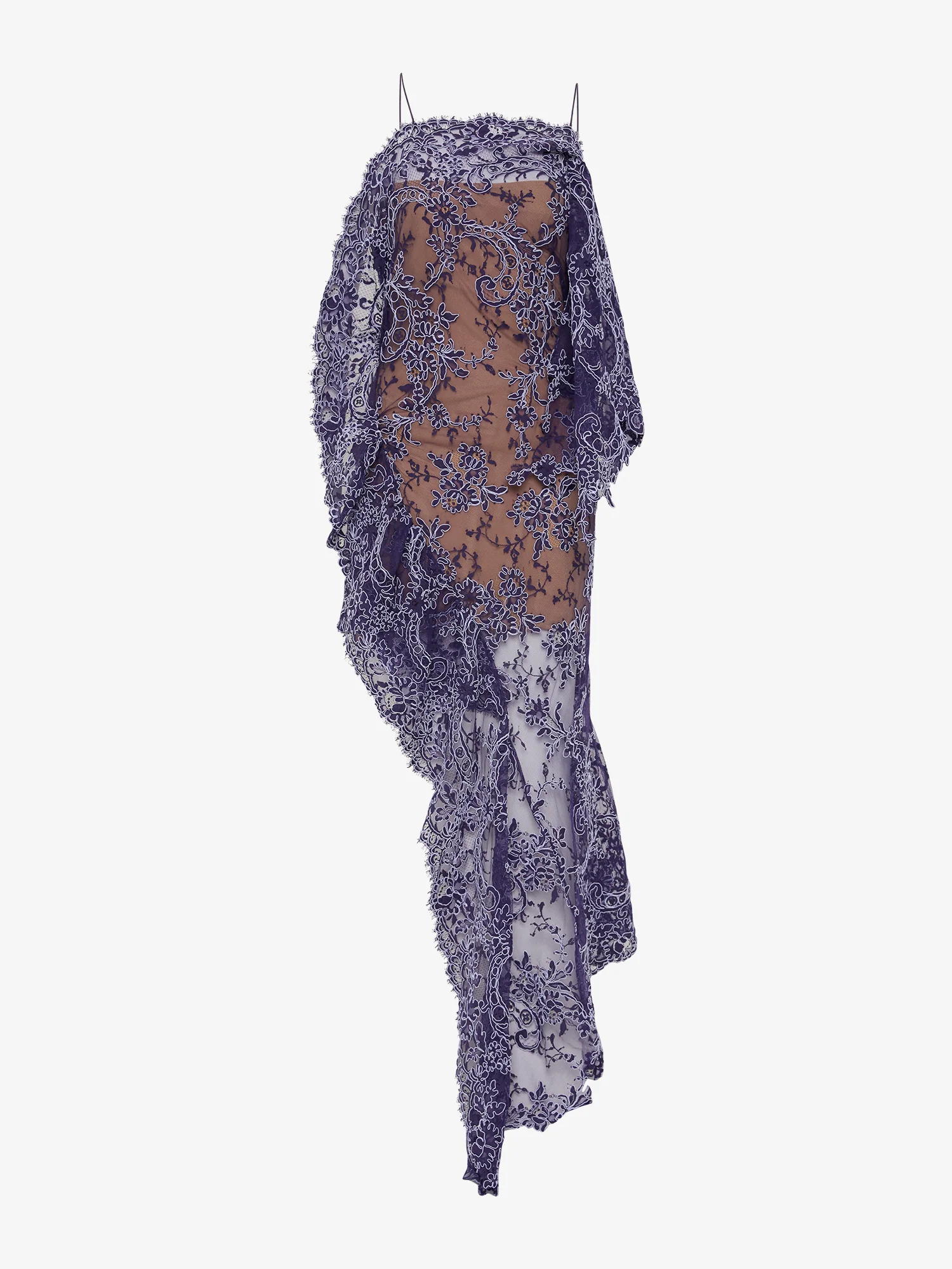 Iris Floating Lace Suspend Mini Dress - Image 5