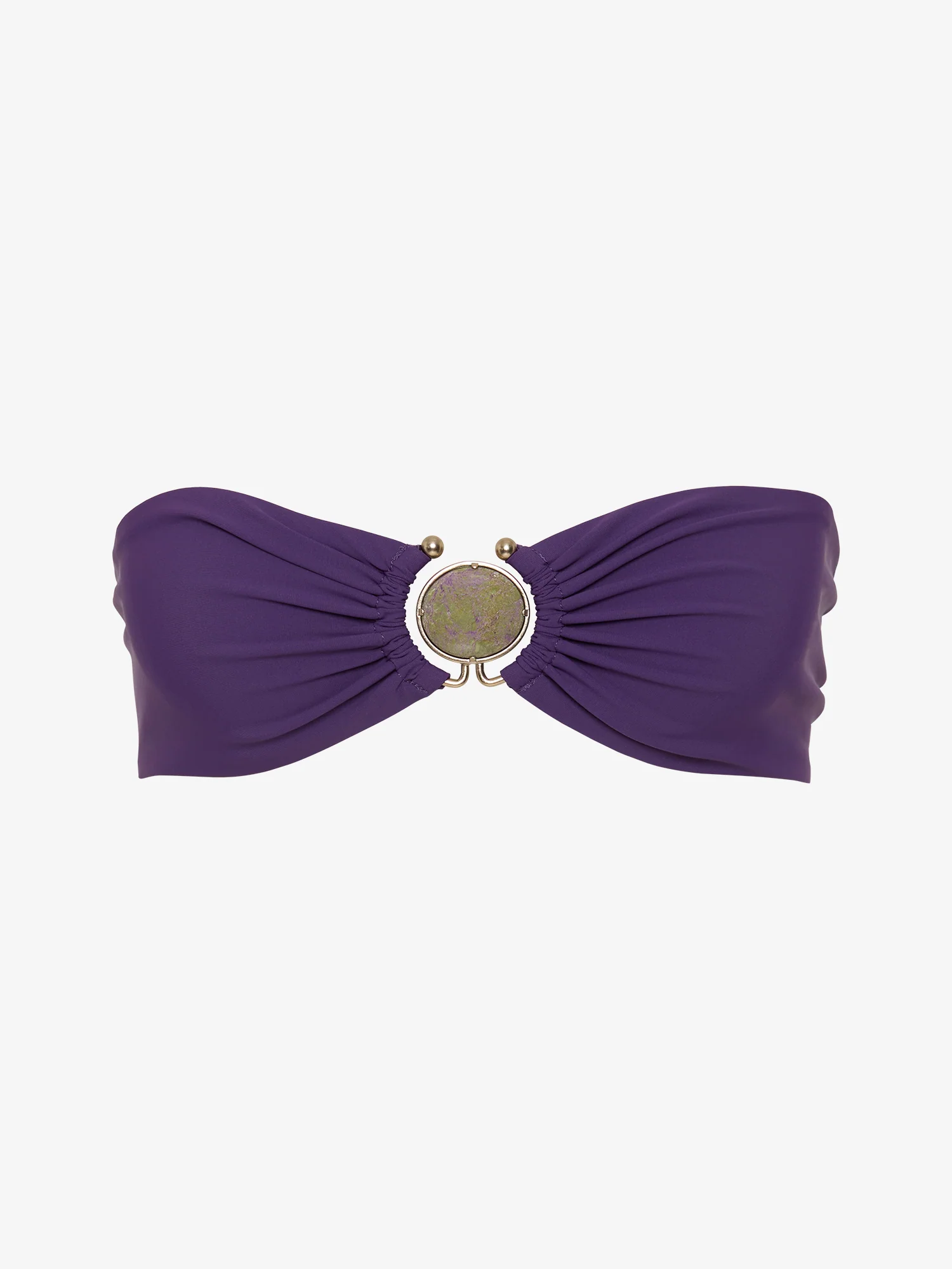 Mineral Stone Side Ruched Bandeau - Image 7