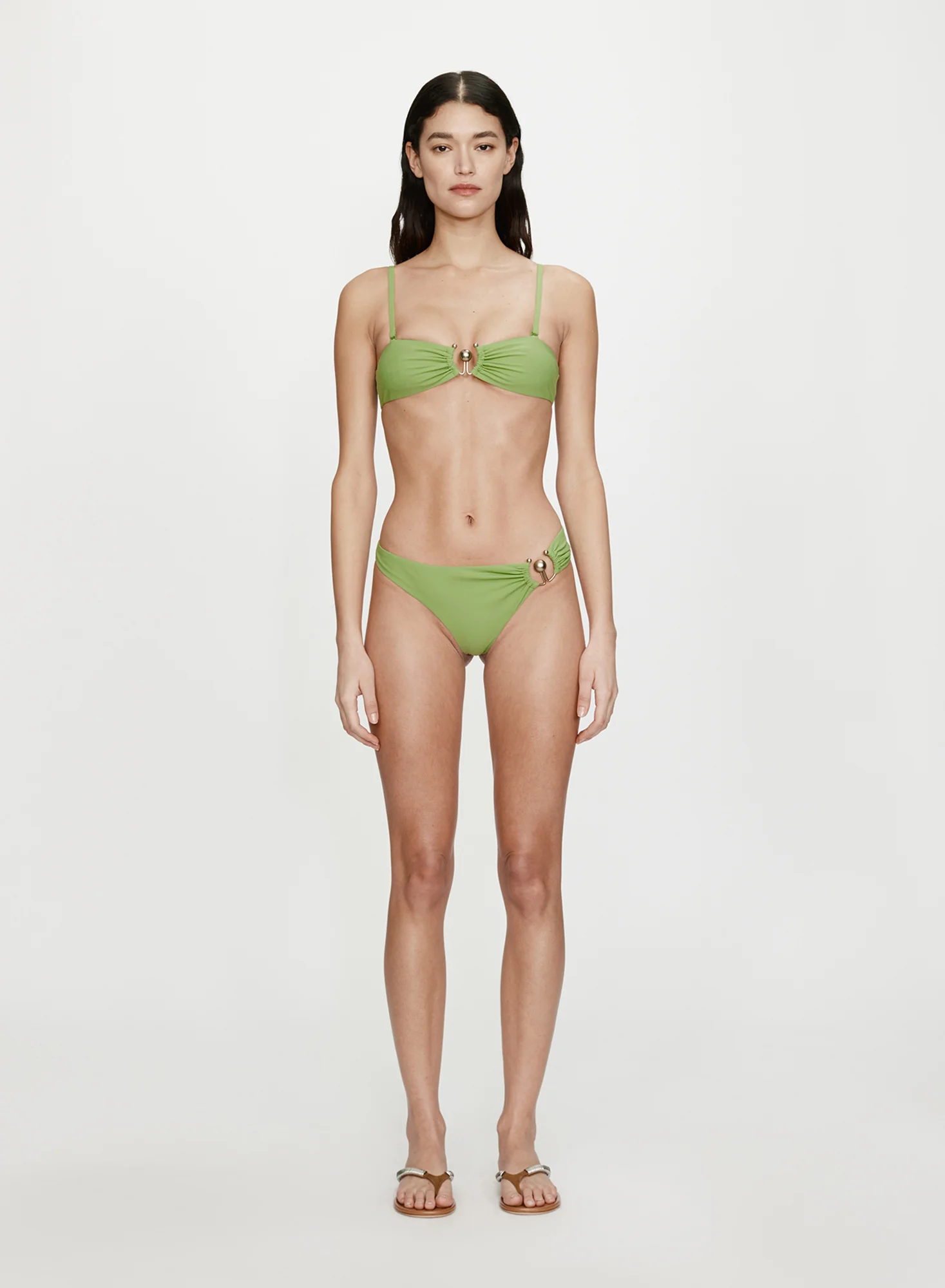 Orbit Side Ruched High Brief