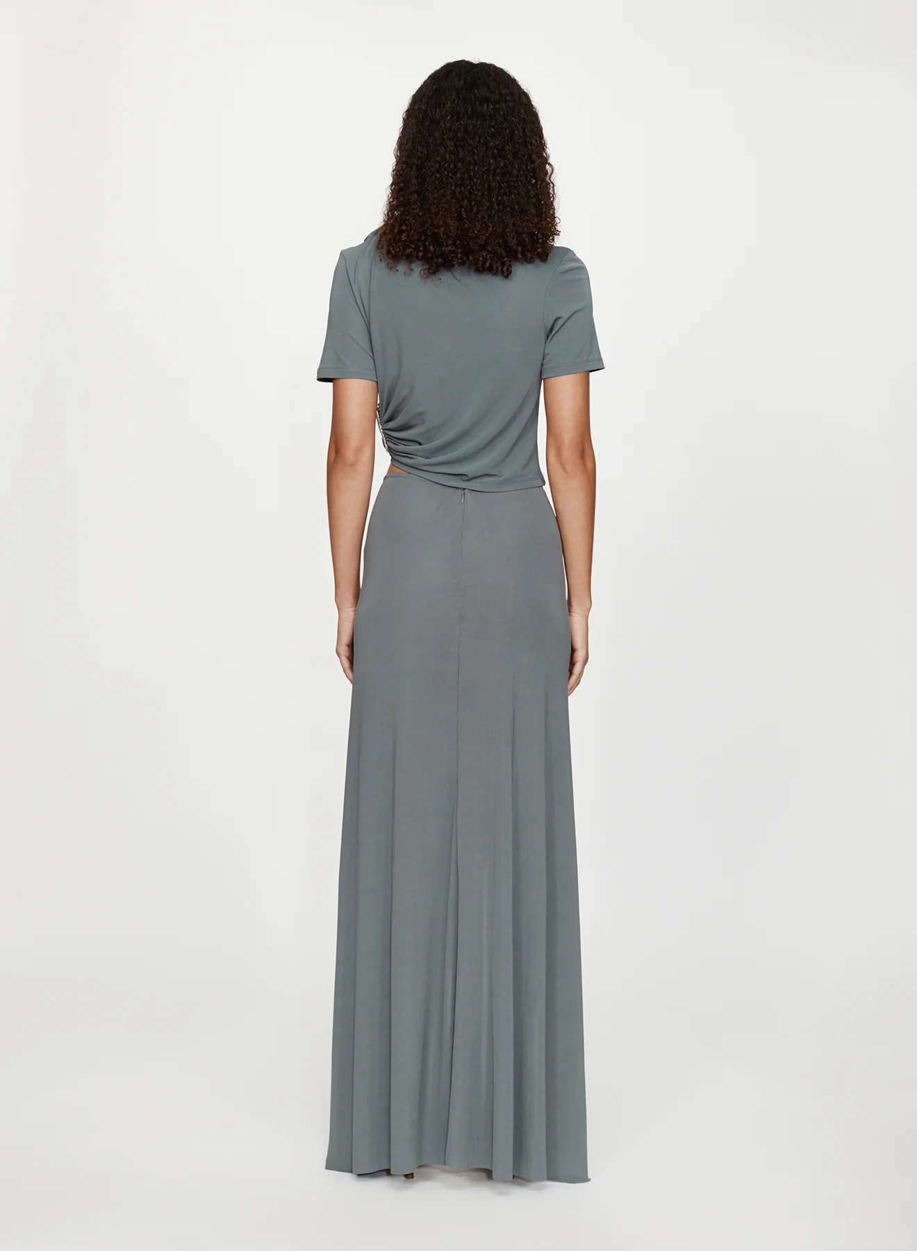 Orica Crystal Ruched Jersey Tee - Image 5