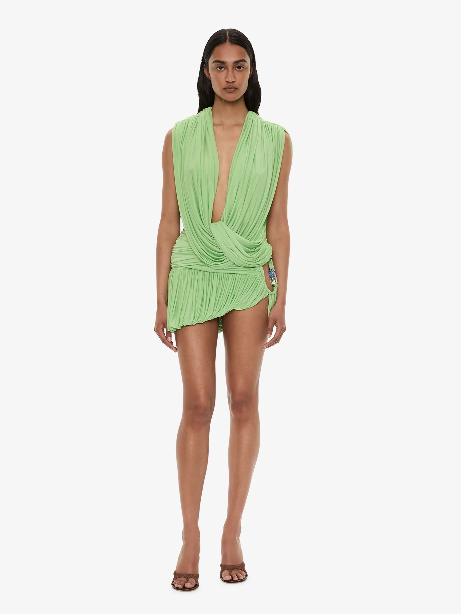 Beach Glass Bubble Mini Skirt - Image 5