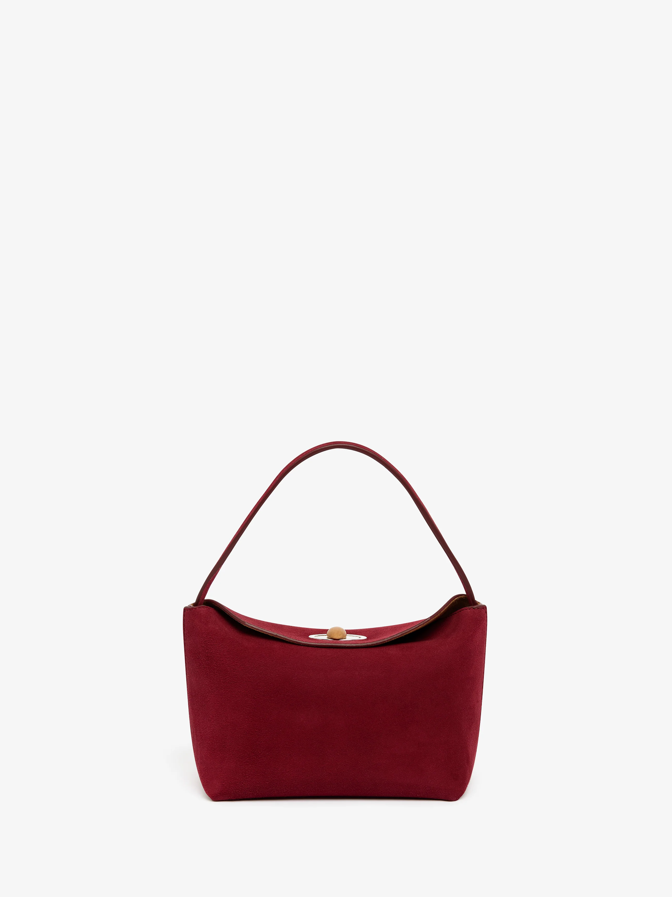 Turnlock Suede Mini Bag