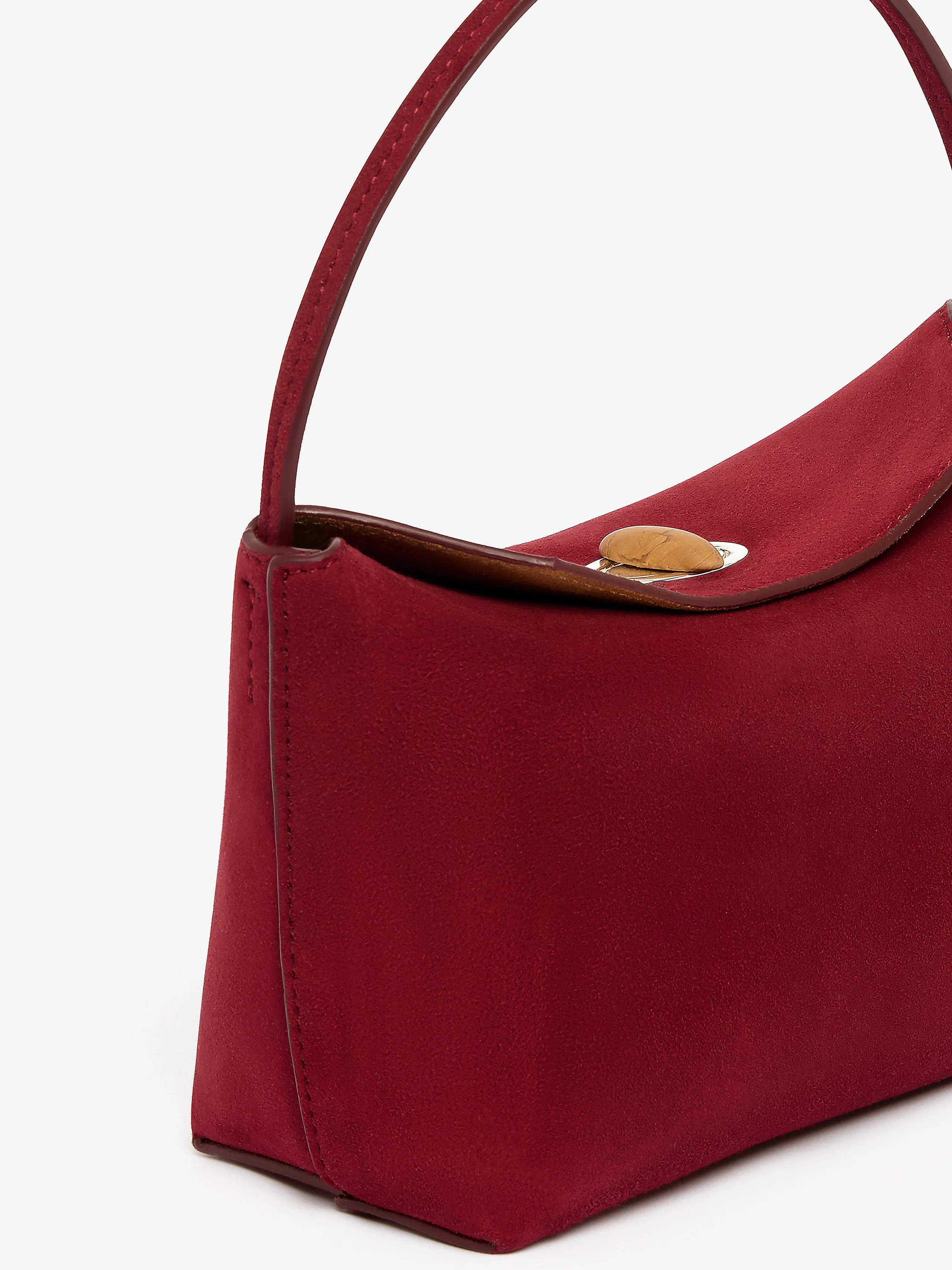 Turnlock Suede Mini Bag - Image 2